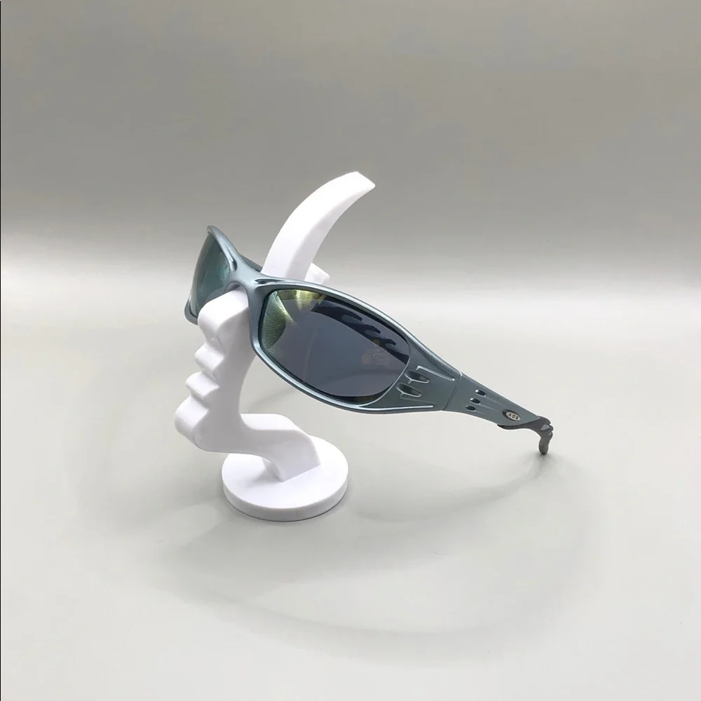 AOS + S Safety Fuel Wrap Vented Mirror Safety Z87 Sunglasses Frost Blue